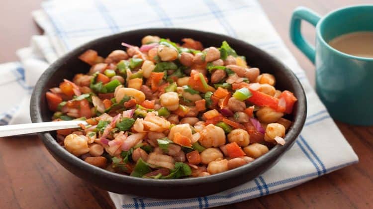 चना-मूंगफली सलाद / Gram-peanut salad