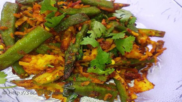 कोकोनट भिंडी मसाला / Coconut Bhindi Masala