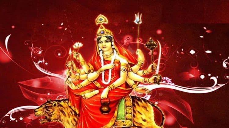 नवरात्रि का तीसरा दिन (चंद्रघंटा पूजा) / Third Day of Navaratri (Chandraghanta Puja)